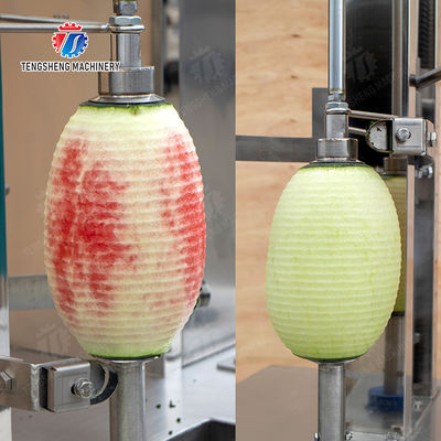 Fruit Vegetable Peeling and Splitting Machine papaya chieh-qua pumpkin wax gourd pineapple watermelon Hami Melon Peeling