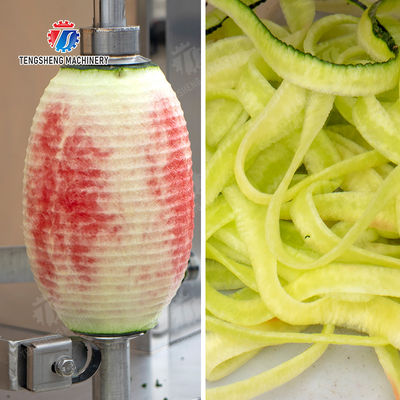 Fruit Vegetable Peeling and Splitting Machine papaya chieh-qua pumpkin wax gourd pineapple watermelon Hami Melon Peeling