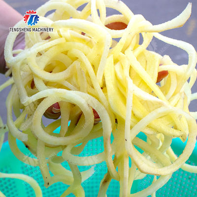 Electric potato twister Potato processing production Machine fries  Potato chips  Potato flake