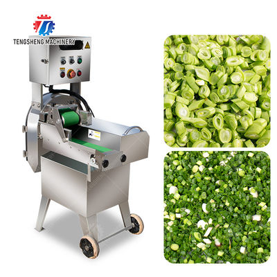 Chicory Revolving Door Cabbage Slicing Machine , Crosscut Knife Cabbage Chopping Machine