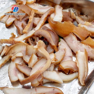 Pork Slices Sliced cooked pork head Cut the snow ear cooked meat slicer machine Vegetable and Meta Cutting Beef Pork Chicken Lamb Carrot