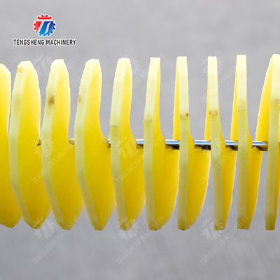 Electric potato twister Potato processing production Machine fries  Potato chips  Potato flake