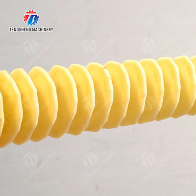 Electric potato twister fries  Potato chips  Potato flake processing production Supplying Cutting Transporting Machine