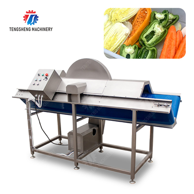 Máquina cortadora de frutas y verduras por la mitad: manzana, papaya, chieh-qua, calabaza, calabaza cerosa, patata, zanahoria, rábano, taro, sandía, melón Hami, pepino, calabaza estropajo, melón amargo, col china bebé, col china.